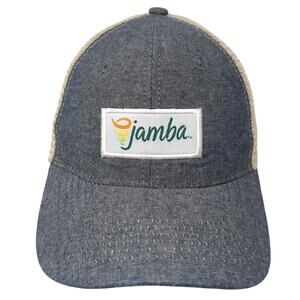 Jamba Snapback Trucker Cap Blue One Size Adjustable Mesh Back The Icebox